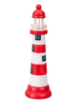Fototapete - isolated model lighthouse