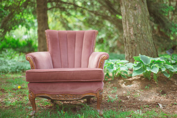 chair in the garden