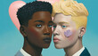 © Demencial Studies - lgbt couples, lgbtq illustration