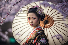 The Beauty And Elegance Of Geisha: Capturing Japanese Culture And Tradition - AI Generative