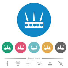 Poster - Wireless router flat round icons