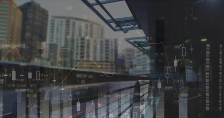 Poster - Animation of statistical data processing over time-lapse of city traffic