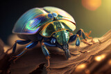 Fototapeta Konie - beetle on the ground