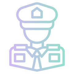 Sticker - policeman