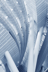 Poster - Modern building abstract background pattern