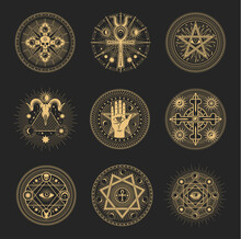 Mason Signs, Occult And Esoteric Pentagram Symbols