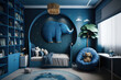 © HyperModel - Blue bedrooms for kids