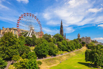 Wall Mural - skyline of edinburgh, capital of scotland, uk