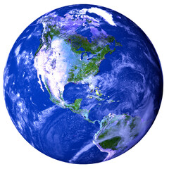Wall Mural - earth as png file transparent. Elements of this image furnished by NASA.
