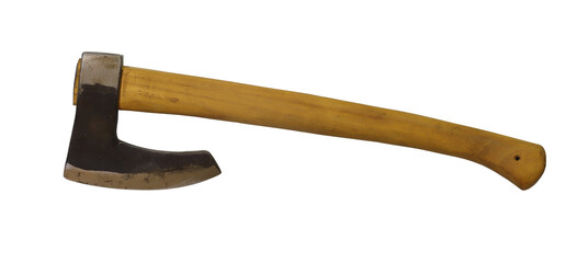 Wall Mural - axe isolated on white