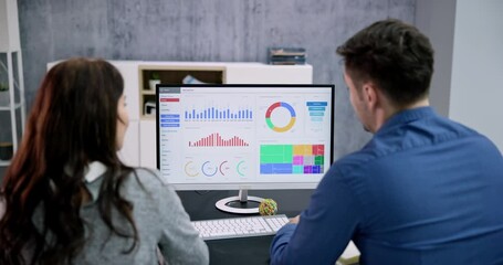 Poster - Financial Business Analytics Data Dashboard