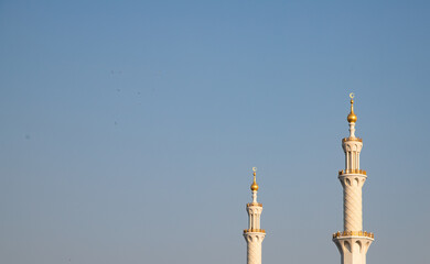 Wall Mural - detail of Sheikh Zayed Grand Mosque in Abu Dhabi  United Arab Emirates