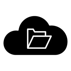 Sticker - cloud folder icon