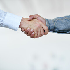 Aufkleber - Youve got yourself a deal. Cropped shot of two businesspeople shaking hands.
