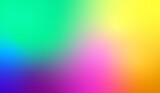 Fototapeta Tęcza - Bright and colourful gradient blur background. Vector illustration