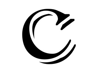 Poster - letter c logo icon vector . creative simple elegant logo  vector illustration