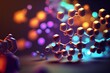 Science and medicine abstract background, generative AI