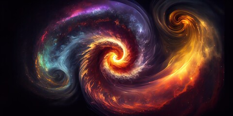 abstract background with colorful flashes ideal for monitors, generative ai