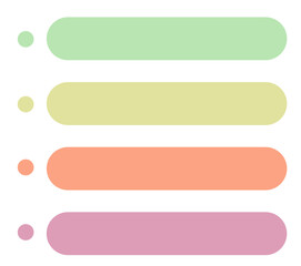 Wall Mural - List menu infographic