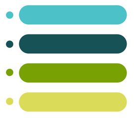 Wall Mural - List menu infographic