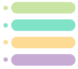 Wall Mural - List menu infographic
