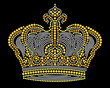 rhinestone design, hot transfer, shiny applique rhinestone royal crown