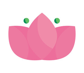 Sticker - lotus flower icon