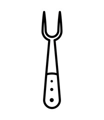 Sticker - fork utensil icon