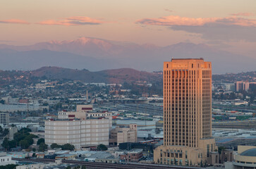 Wall Mural - Los Angeles Union Station at Sunset