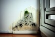 Dangerous Molds Lurking in Apartment Walls - Wet and Toxic Mildew Put Health at Risk. Generative AI