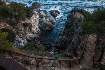 Pathway along the shore