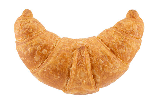 Fototapete - croissant isolated on white background