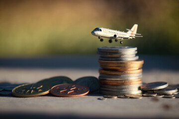 Airplane and travel Prices: A Look into Global Travel, flights, and Tourism Costs AI Generative