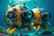 ocean robot of the future what clean the pollution of sea, generative ai