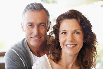 Poster - Contented in their marriage. A happy mature couple spending time together.