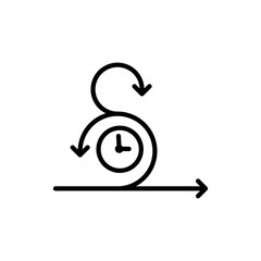 Poster - Agile icon, vector illustration trendy style on white background..eps