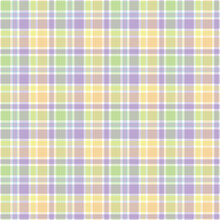 Pastel Plaid Seamless Pattern - Colorful And Bright Repeating Pattern Design