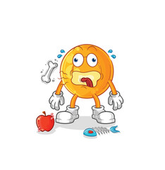 Sticker - throat lozenges burp mascot. cartoon vector