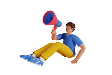 Poster - marketing 3d Illustration