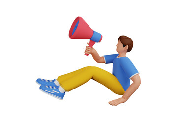 Poster - marketing 3d Illustration