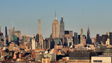 Fototapeta  - Skyline of Midtown Manhatten with Empire State building - aerial view - drone photography