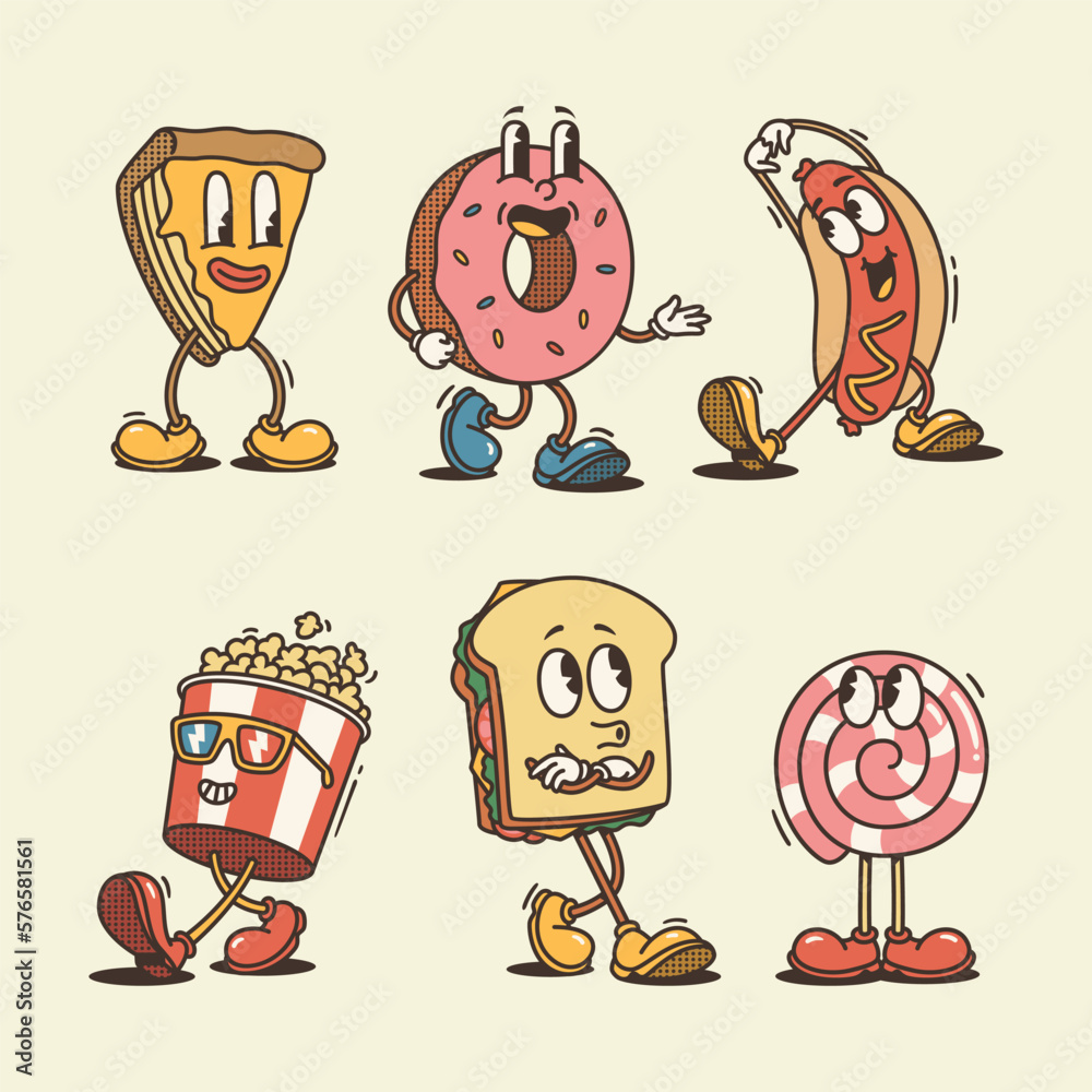 Fun and Playful Vector Food and Drink Illustrations for Your Designs ...