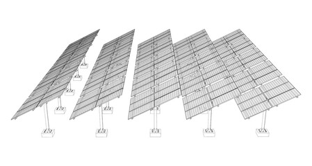 Wall Mural - Solar Panel Field