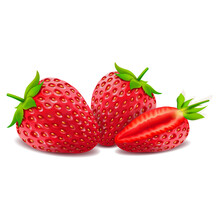 Transparent Red Strawberry 