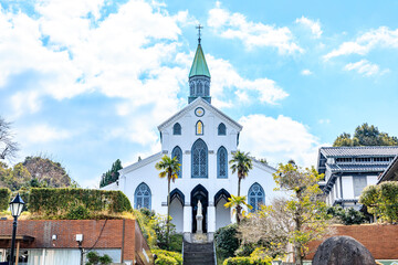 Wall Mural - 冬の大浦天主堂　長崎県長崎市　
Oura Cathedral in winter. Nagasaki Prefecture, Nagasaki city.