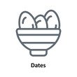 © Optima GFX - Dates Vector  outline Icons. Simple stock illustration stock