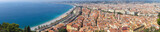 Fototapeta Krajobraz - panoramic view on Nice, Cote d'Azure, France 