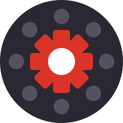 Canvas Print - Wheel  Icon