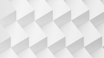 Poster - geometric pattern on white background,abstract high relief,3d rendering