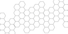 Background With Hexagons . Abstract Background With Lines . White Texture Background . Hexagon Abstract Background. Surface Polygon Pattern With Glowing Hexagon Paper Texture And Futuristic Business.